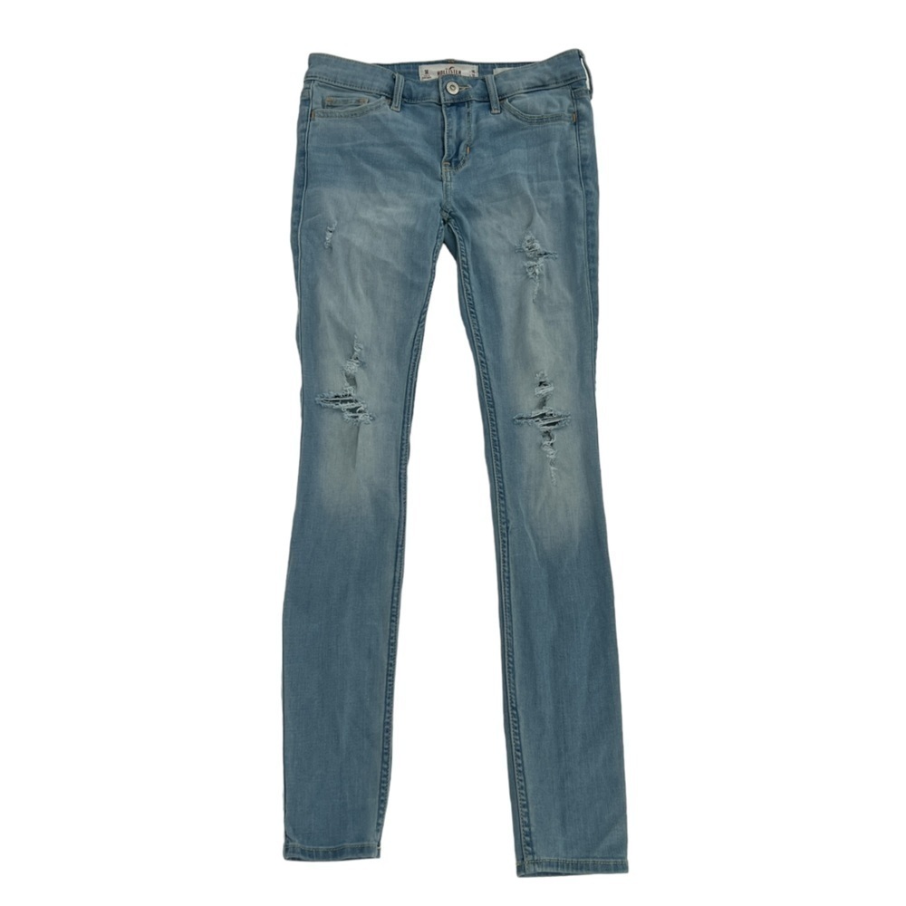 Hollister Low Rise Super Skinny Distressed Jeans Size 1 Women’s